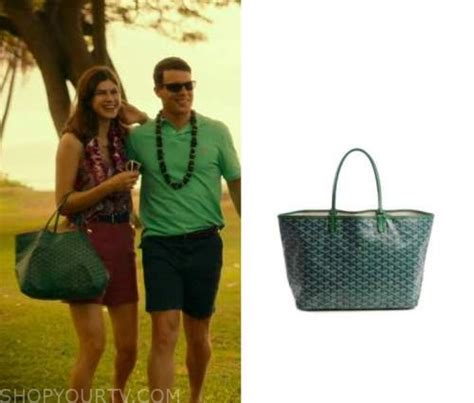 goyard tote white lotus|On The White Lotus, Rachel’s Green Tote Bag Was Her .